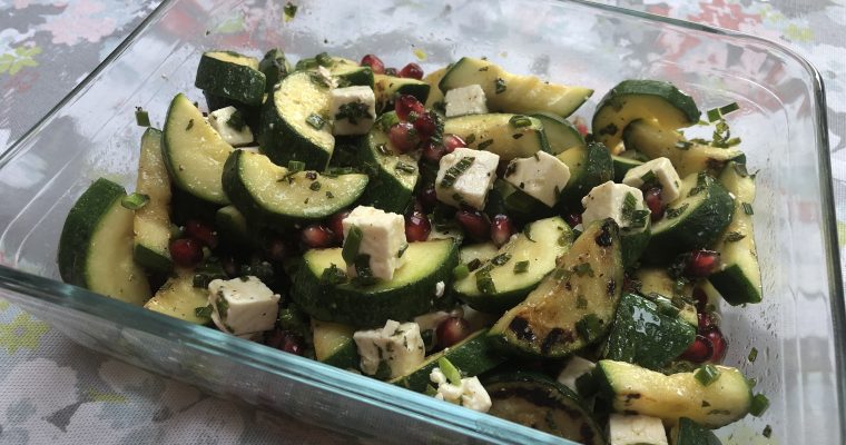 Courgettes with Feta and Mint